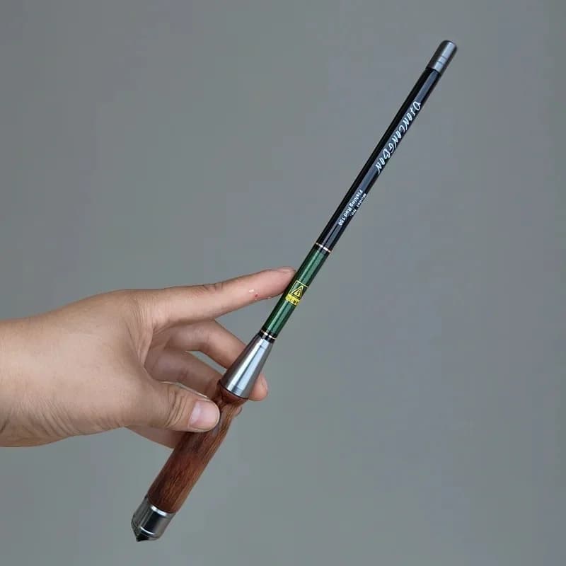 Ultralichte Draagbare Pocket Stream Hengel Voor Paardenmond Witte Bar Draagbare Korte Knoop Stream Handstaaf Voor Garnalen
