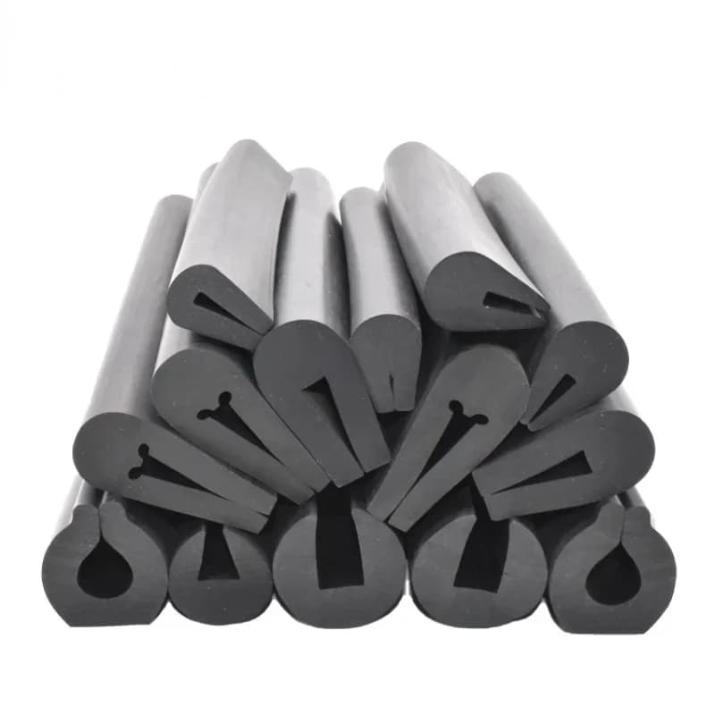U-Vormige Strip Bescherming Glas Rand Schild Rubber Rand Afdichting Strip Zwart Glas Tafelrand Plaat Anti-Botsing