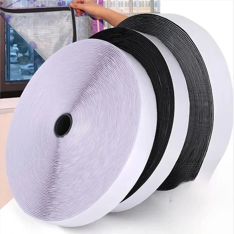 25M sterke zelfklevende klittenband sluiting tape nylon sticker haak lus riem met lijm voor doe-het-zelf kleding ambachtelijke accessoires