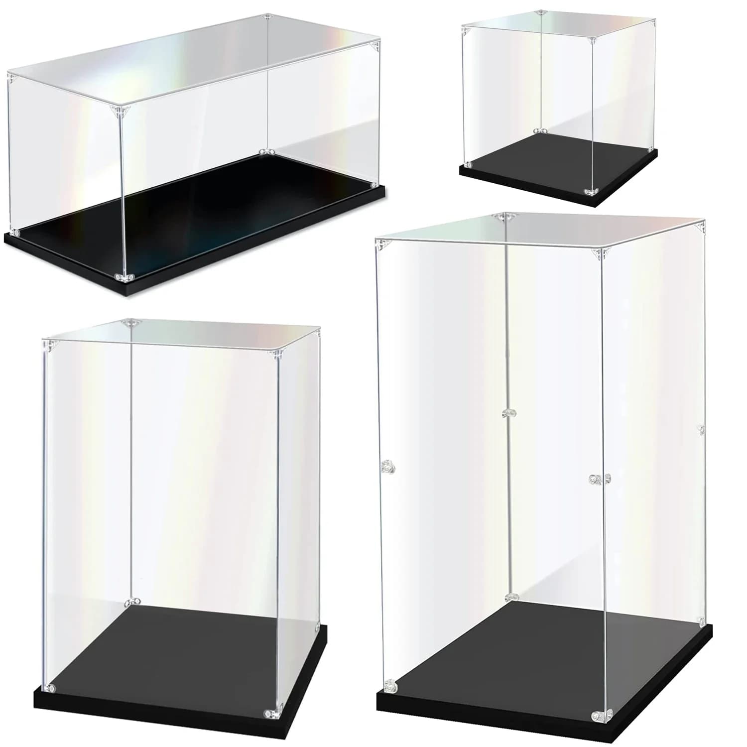 Acryl Vitrine Voor Collectibles Lego Alternatieve Glas Case Voor Display Cijfers Pop Speelgoed Model Auto Cijfers Opbergdoos