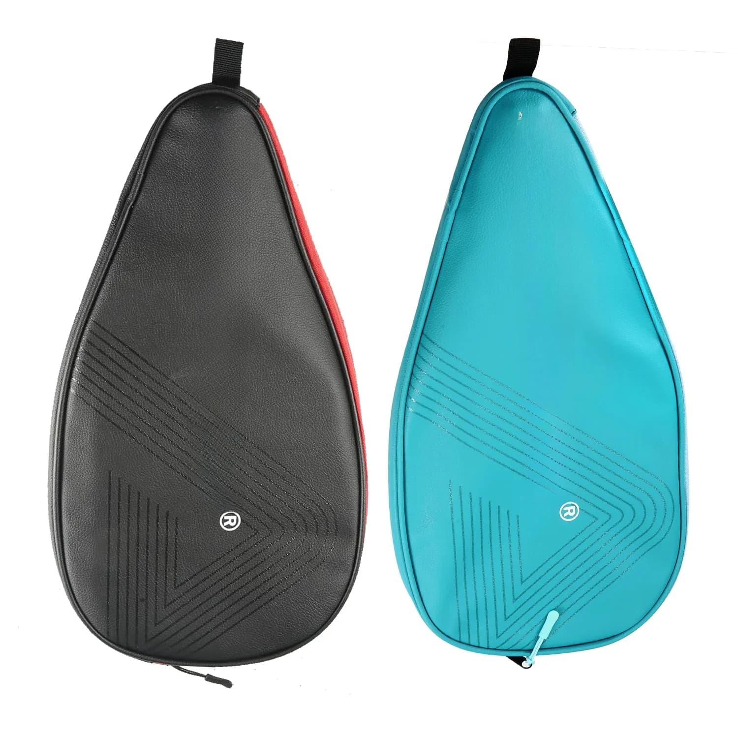 Duurzame Pickleball Paddle Cover, Paddle Protector, PU Lederen Paddle Cover Met Rits, Tiffany Blue Pickleball Paddle Cover Geschenken