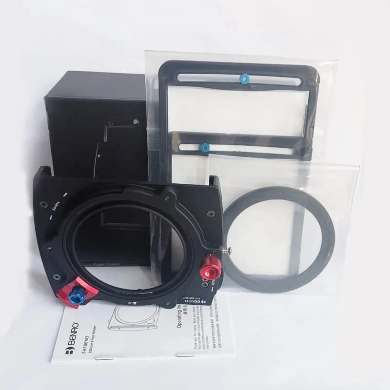 Benro Fh100m3 Vierkant Filtersysteem 100Mm Nd Gnd Cpl Hold Support Install 3 Filter Stand Bevat 82/77 Socket