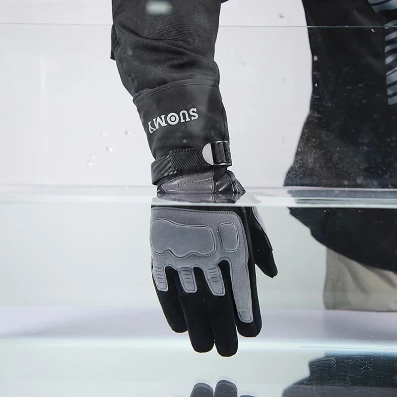 Nieuwe Suomy Winter Motorhandschoenen Halflang Waterdicht Antislip Warm Guantes Motobike Rijden Comfortabele Beschermende Kleding