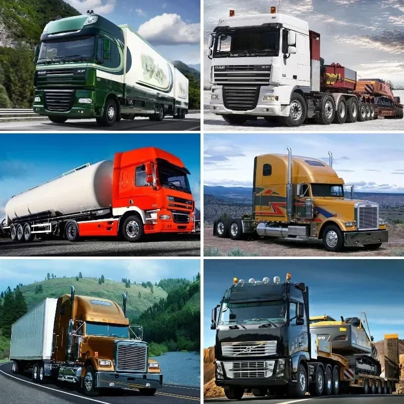 5D Diy Diamond Painting Zware Vrachtwagen Volledige Boor Cross Stitch Mozaïek Kralen Craft Dump Truck Tractor Art Woonkamer Boerderij Decor