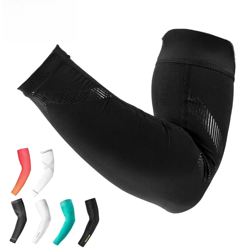 ROCKBROS Ijsstof Fietsen Arm Mouwwarmers Basketbal Mouw Running Arm Mouw Fiets Armwarmers Camping Zomer Sport