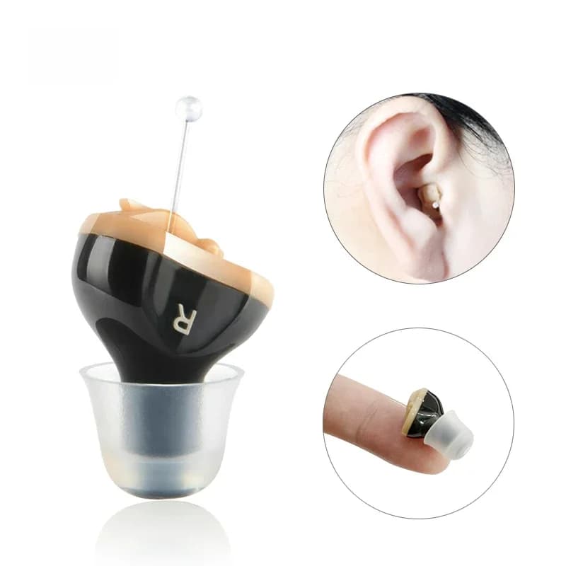 Micro Gehoorapparaat Voor Senioren Onzichtbare Hoortoestellen Voor Doofheid Headset Verstelbare Draadloze Met Geluid Versterker