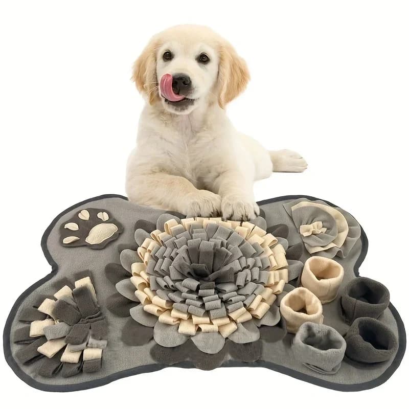 Snuffelmat voor huisdieren voor honden, interactieve duurzame hond Slow Feeding Pad Trainingsmat voor foerageervaardigheden en langzaam eten