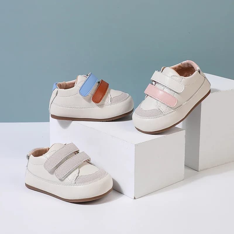 0-5 Jaar Nieuwe Babyschoenen Voor Jongens Leren Peuter Kinderen Blote Voeten Schoenen Zachte Zool Outdoor Kinderen Tennis Mode Meisjes Sneakers