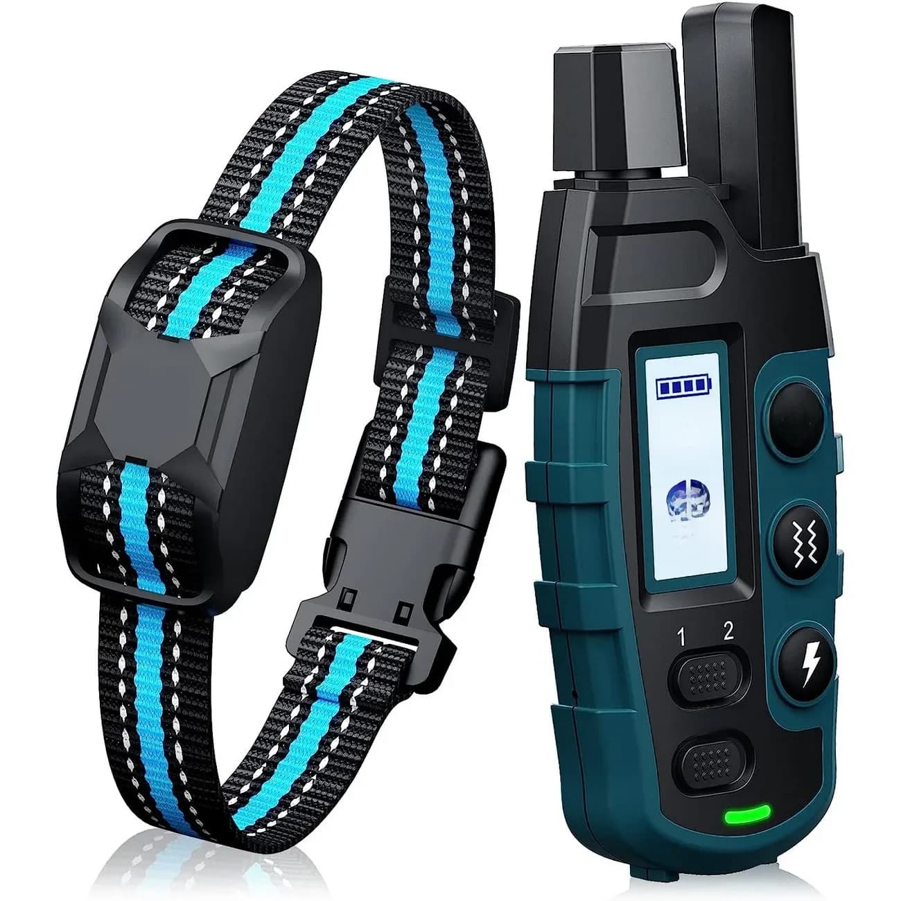 3300Ft hondentrainingshalsband met afstandsbediening Oplaadbare waterdichte E-halsband met piepvibratie Schok Hoge kwaliteit huisdiertraining