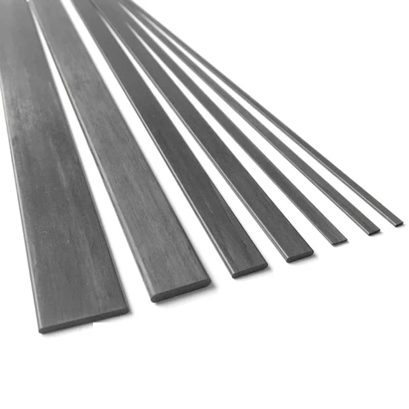 20 STKS Koolstofvezel Vel Diameter 0.5x3 0.6x5 0.5x10 1x3 1x4 1x5 1x6 MM Lengte 0.5 M/500 MM voor RC Model Vliegtuig Diy Quadcopter