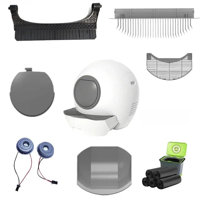 Gebruik voor Elspet Smart Kattenbak Accessoire Kattenbak Vuilniszak/hark/Ultraviolette Lamp/veiligheidsdeur