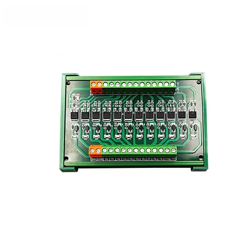 Plc Versterkerprint 4/8//12/16 Kanaals Npn/Pnp Transistor Signaal Scr Module Din Rail 35mm 5A/24VDC