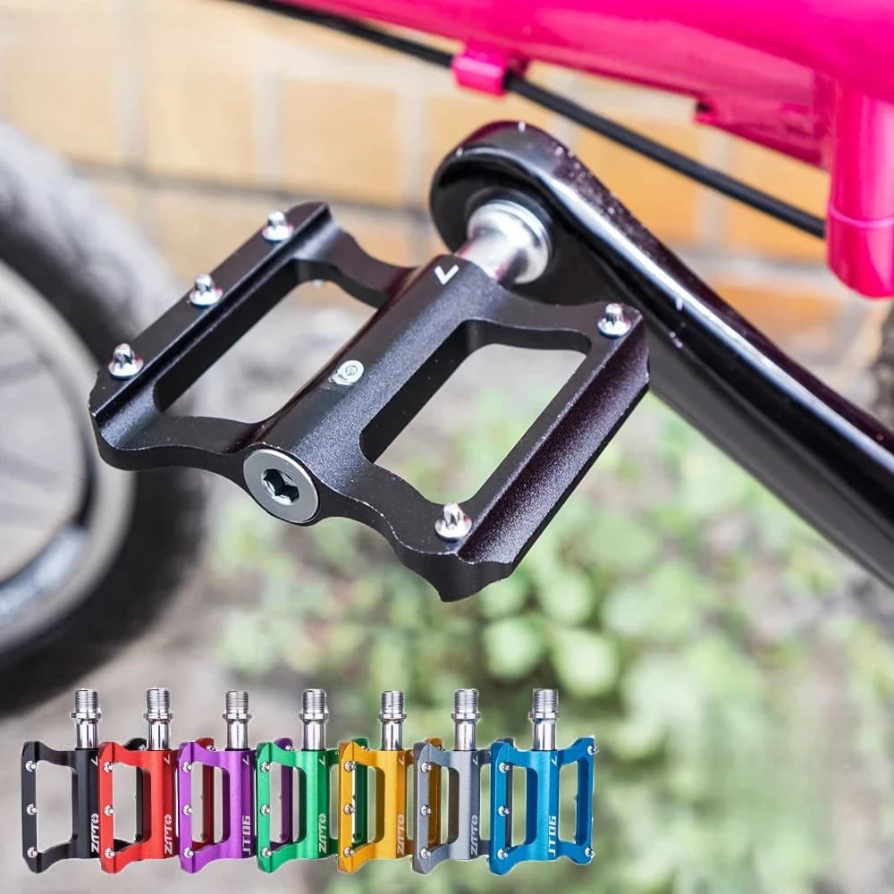 ZTTO Fiets Ultralight Antislippedaal 2 Afgedicht Lager MTB Racefiets Pedaal CNC Vouwfiets Pedalen Platte Brede Platform Pedalen