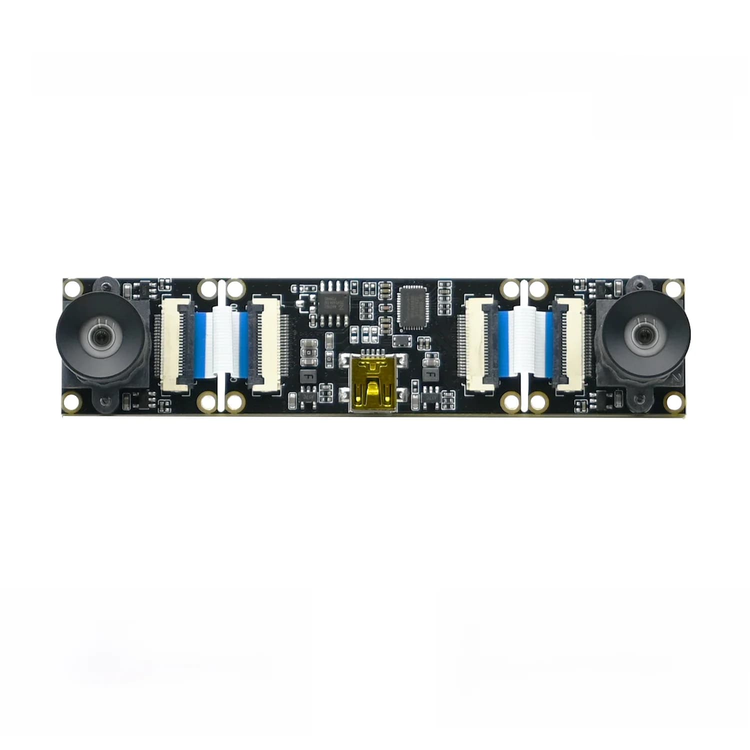 GXIVISION 3D Stereo VR USB-cameramodule 720P met dubbele lens, 2560 x 720 30 fps, gesynchroniseerd hetzelfde frame, verstelbare basislijn, voor