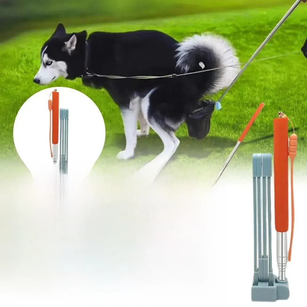 28,7-inch Lange Steel Hond Kat Huisdier Kak Scoop Vuil Schoon Vriendelijke Grabber Milieuvriendelijke Huisdier Picker Vuilnis Q3M2