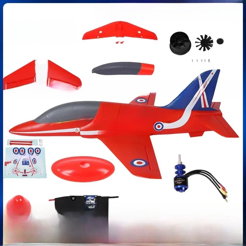 Blauwe Pijl 50mm Rode Pijl Model Rc Vliegtuig Accessoires Lichaam Hoofdvleugels Platte Staart Cockpit Cover Head Cover Elektrische Aanpassing