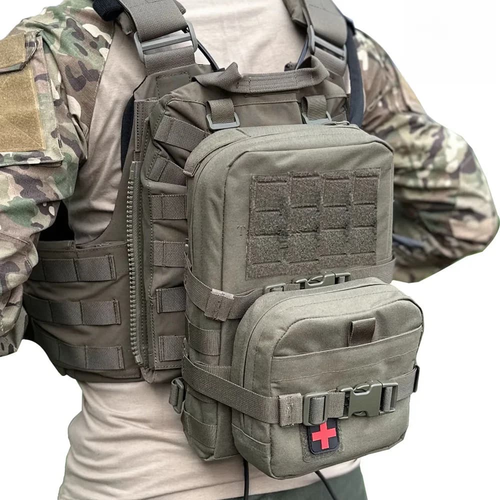Mini drinkzak 2-in-1 mini-hydratatiepakket Rip Away IFAK Medisch zakje Med Patch MOLLE-zakje Jachttas