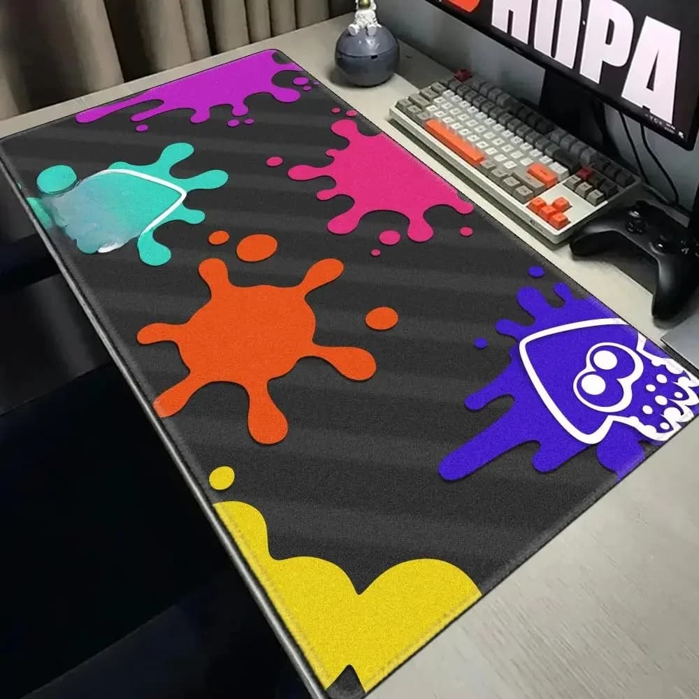 Spotons Cartoon Muismat Groot Gamer Toetsenbord Anime Muismat Tapijt Rubber Xxl Tapis Souris Gaming Notbook Voor Csgo Muismat
