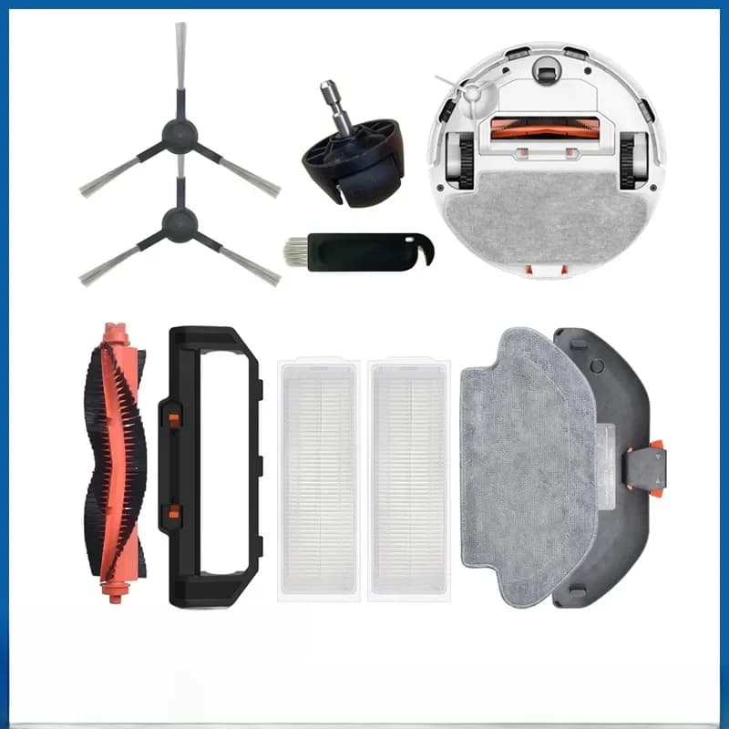 Hoofd-/zijborstel Hepa-filter Mop Doeken Rag Vervanging Accessoires Voor XiaoMi Robot Stofzuiger Mop 2S XMSTJQR2S Onderdelen