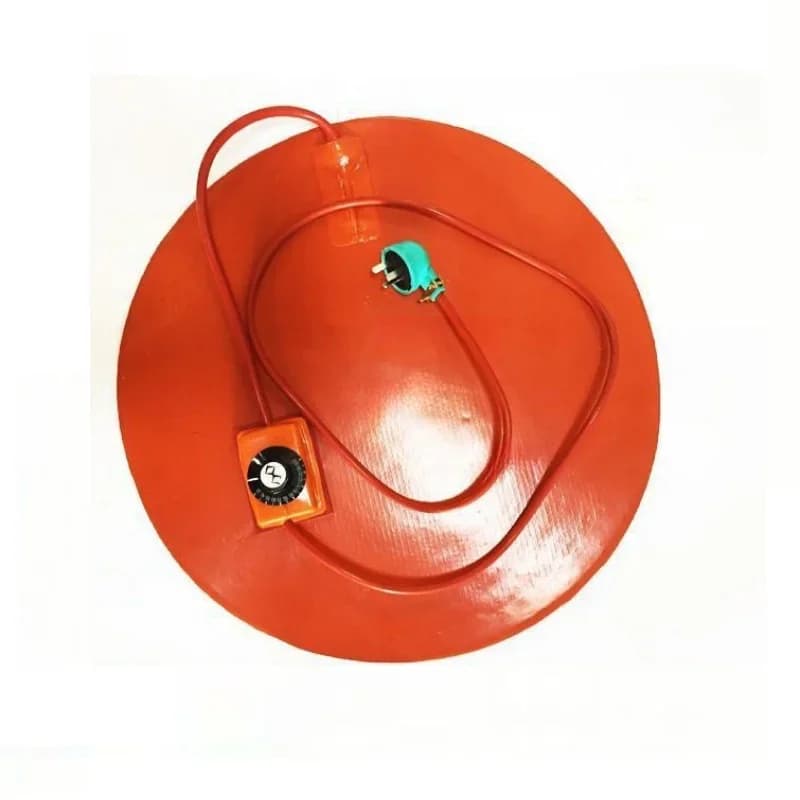 220 V/110 V Ronde Siliconen Verwarmingspads Ronde Rubberen Elektrische Verwarmers Matten 3M Zelfklevende Knop Temperatuurregelaar EU/US Plug