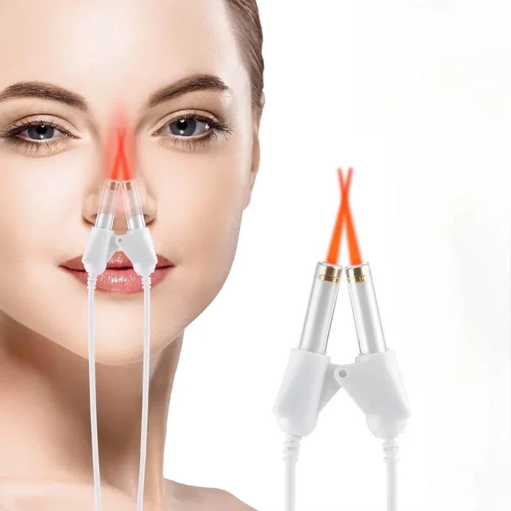 Rhinitis Laser Therapie Rood Licht Neusklem Rhinitis Behandeling Apparaat Thuisgebruik Neusholte Gehoorkanaal Keel Fysiotherapie
