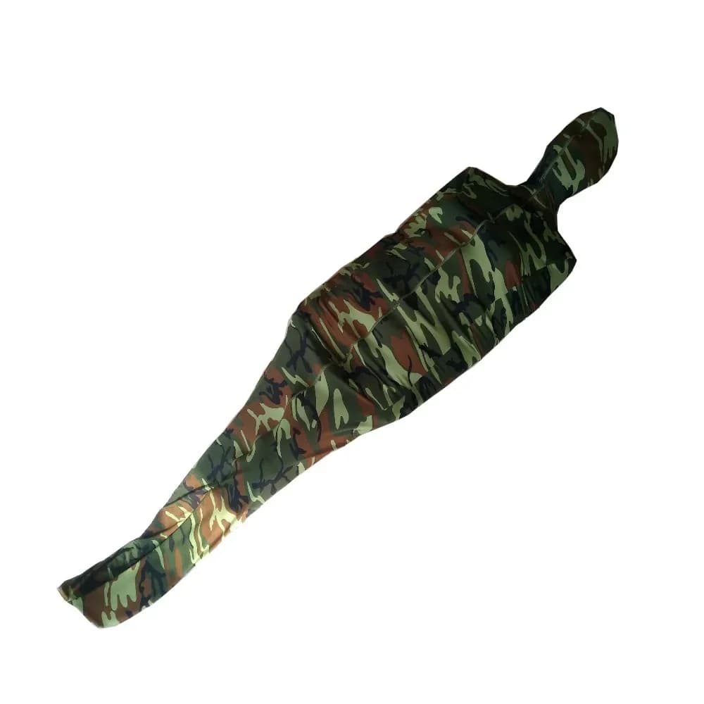 Hoge Kwaliteit Halloween Carnaval Party Legergroen Camo Mummie Zak Spandex Zentai Pak Met Interne Arm Mouwen Cosplay Pak
