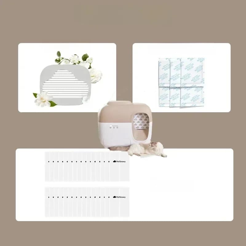 Petsnowy Cat Toiletaccessoire Deodorizing Tablets Vuilniszak Automatische Voeders Voor Huisdieren Droogmiddel Professionele Reinigingsbenodigdheden