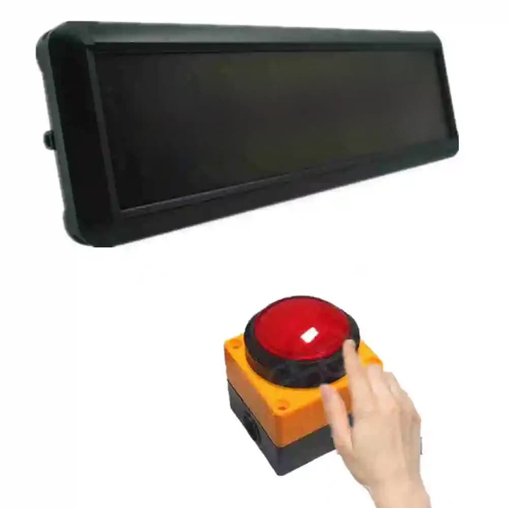 1.5 Inch 29Cm Knop Led Countdown Klok Stopwatch, Lijn Knop Reset, Afstandsbediening School Rush Antwoord Wedstrijd Game Timer