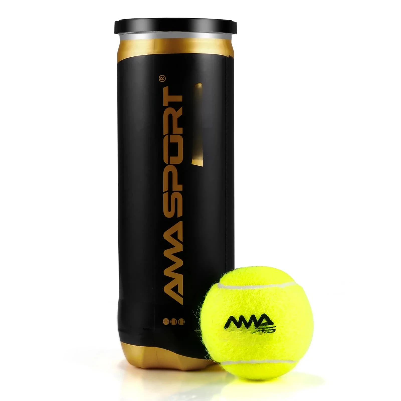 Padelballen, set van 3 duurzame padelballen van toernooikwaliteit - Optimal Bounce Padelballen voor professionele en amateurspelers