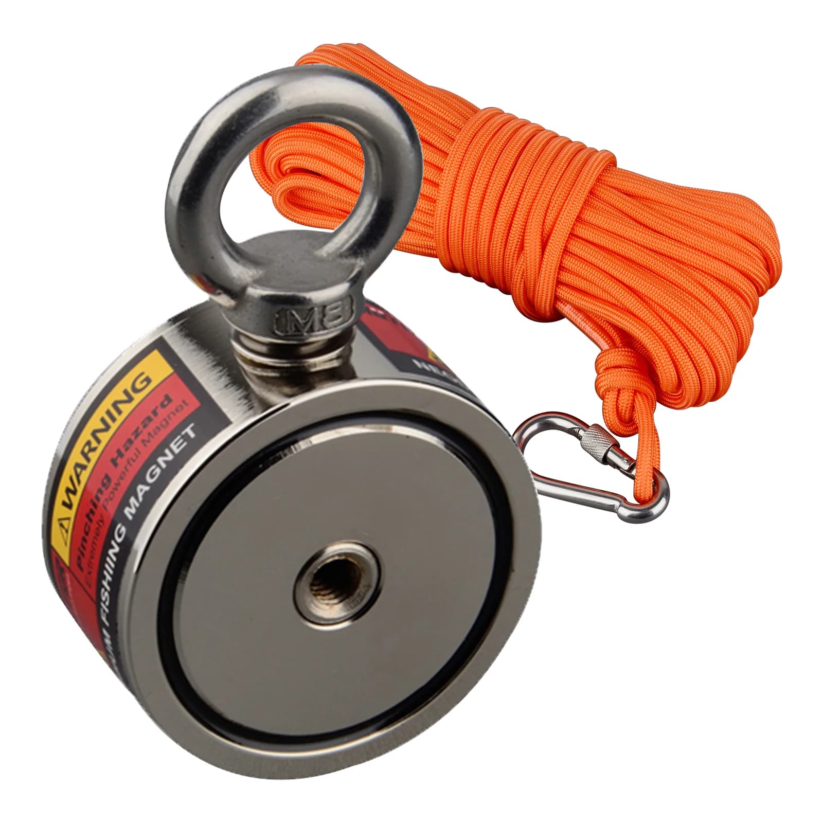 Sterke Neodymium Twee Kant 120Kg * 2 Zoekmagneet Super Krachtige Berging Vissen Magnetische D 48*22Mm Stell Bekerhouder