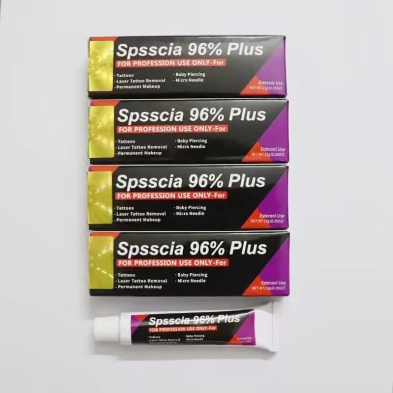 Nieuwe collectie Spsscia 96% Tattoo Cream vóór permanente make-up Microblading Wenkbrauwlippen 10g