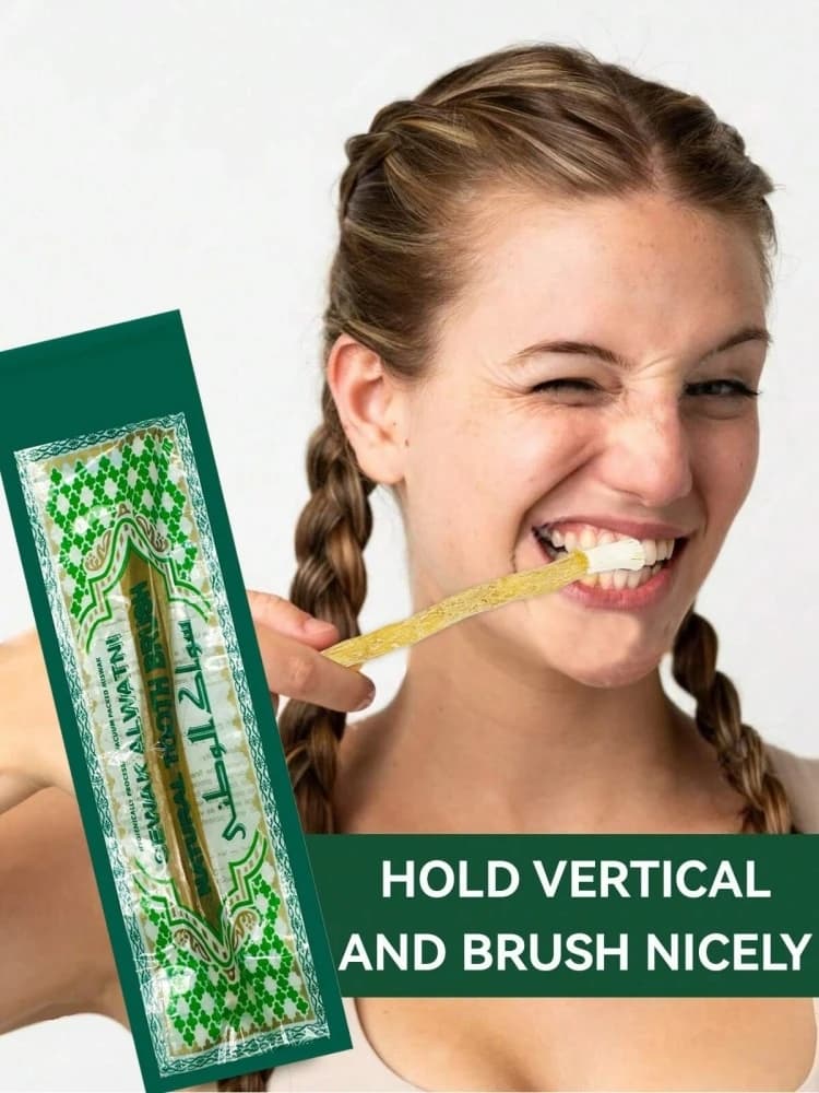 Ultradunne natuurlijke tak Miswak tandenborstelstok biologisch hout slank minimalistisch zachte haren zachte haren nul-afval cadeau