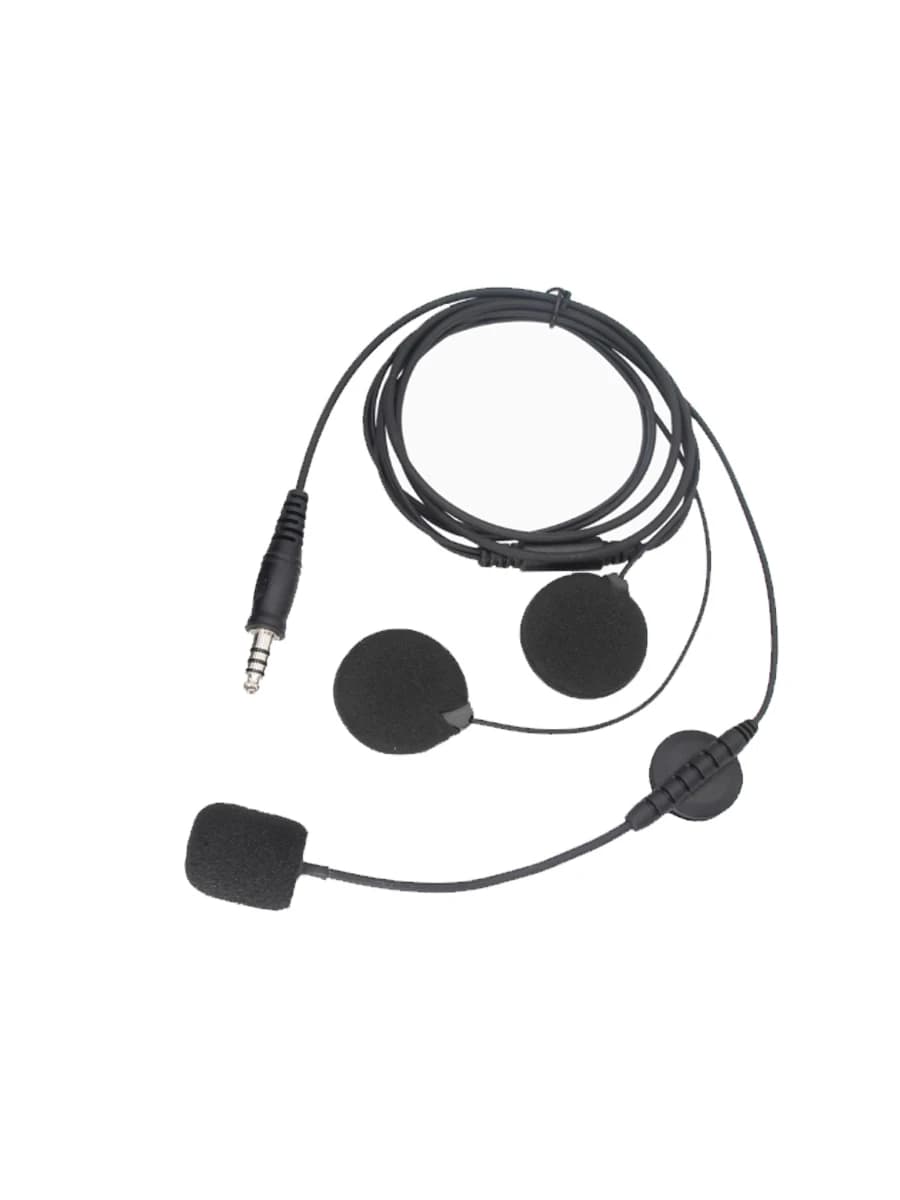7.1mm Civiele Standaard Plug Motorfiets Headset Motorfiets Tactische Headset Helm Headset voor KENWOOD BAOFENG UV5R Twee Manier Lopen
