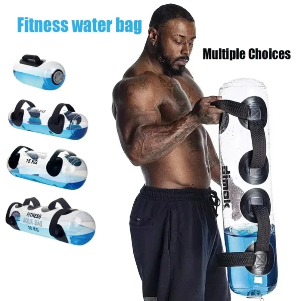 Gewogen waterzak balans training oefenapparatuur full body workout met watergewichten transparante training
