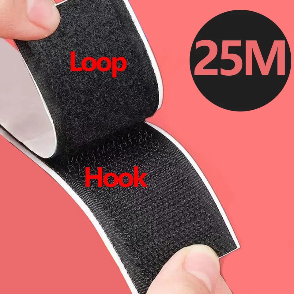 1-25 meter Sterke Zelfklevende Klittenband Tape Nylon Sticker Zelfklevende klittenbanden Band DIY Craft Accessoires 20-50mm