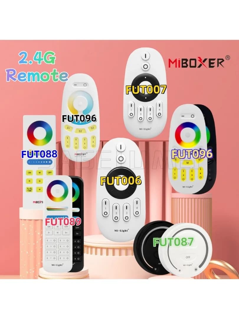 Milight MIBOXER Afstandsbediening 2.4G RF Draadloze Afstandsbediening RGB + CCT Controller FUT006 FUT007 FUT087 FUT088 FUT089 FUT092 FUT094 FUT095