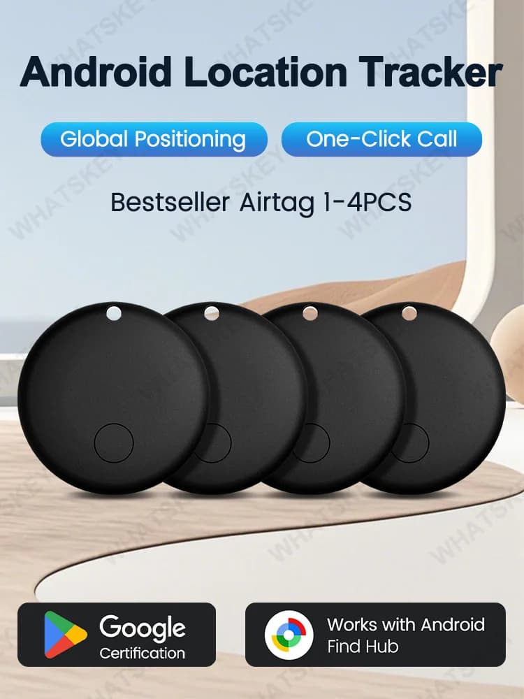 Android Anti-verlies Tracker voor Google Find My Positioning, Afstandszoeker, Spraaklocatie, Koffer, Sleutels, Tas, Speelgoed, Smart Airtag