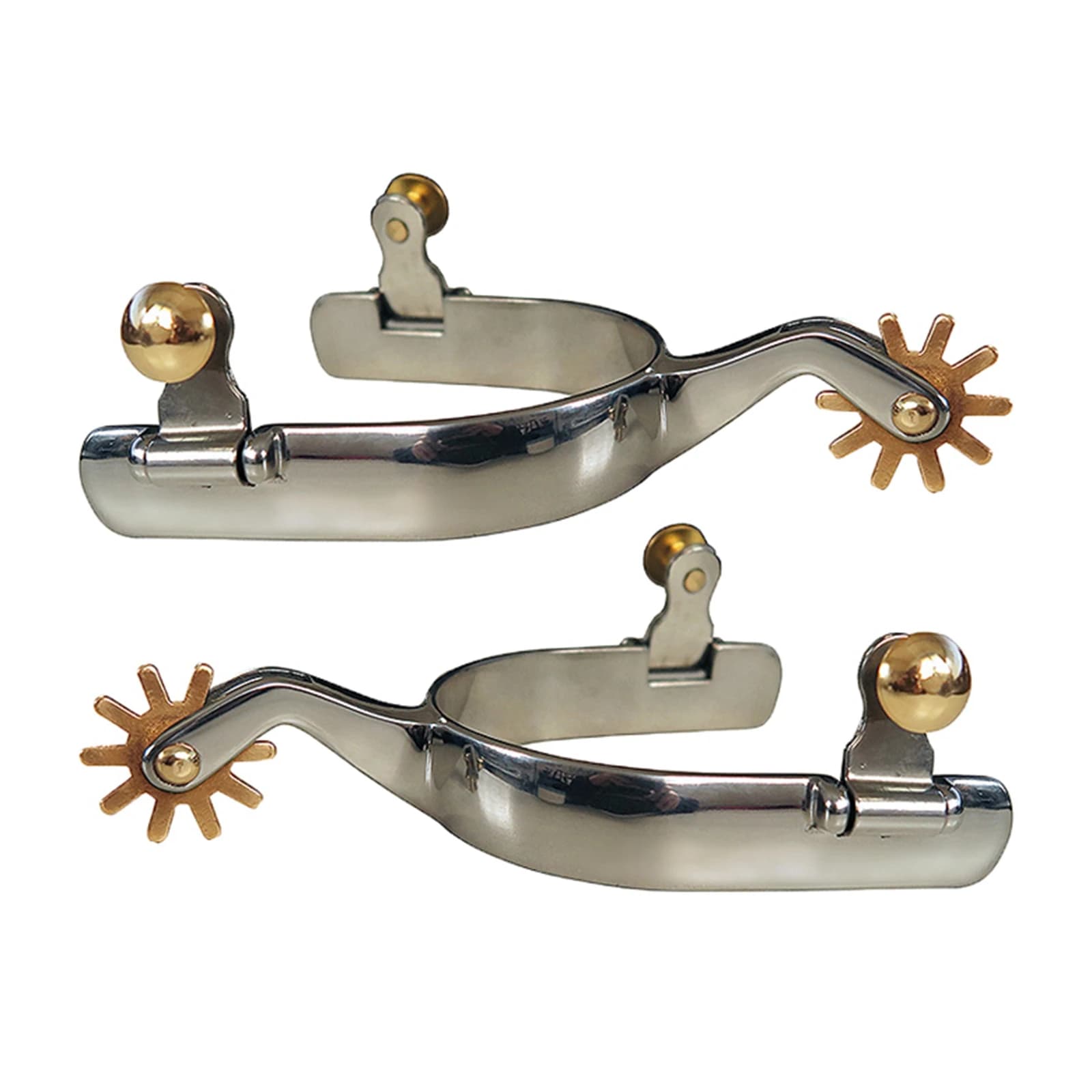 2 Stuks Paard Sporen Anti Roest Paardrijden Sporen Carbon Stalen Laarzen Sporen Retro Cowboy Sporen Uitrusting Voor Training Wedstrijd