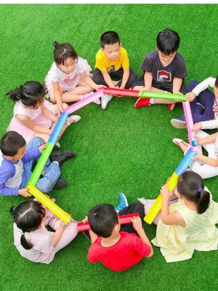 U-vormig groefbalspel voor buiten voor kinderen - Team Samenwerking Zintuiglijke training Interactief leuk spel voor ouders en kinderen