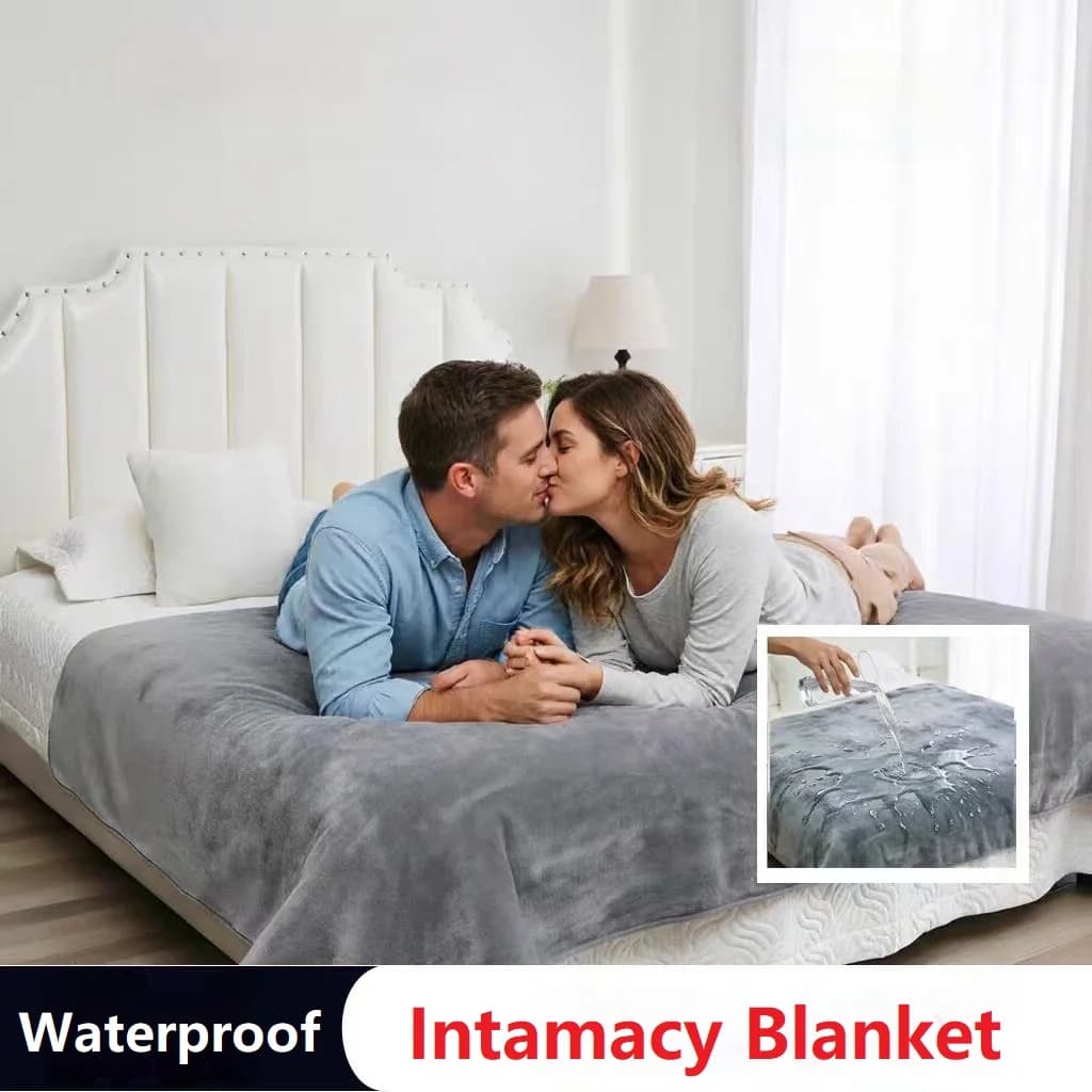 Waterdichte intieme deken voor koppels tegen vlekken, vlekbestendige deken voor intieme momenten, waterdichte deken voor queensize en kingsize bedden