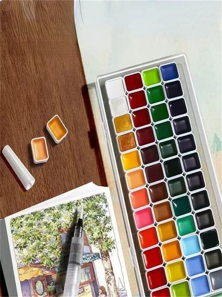Kunstenaars aquarel korrelende kleuren 24/36/48/60/98/130 kleuren 1 ml transparant acuarela professionele pigmentbenodigdheden