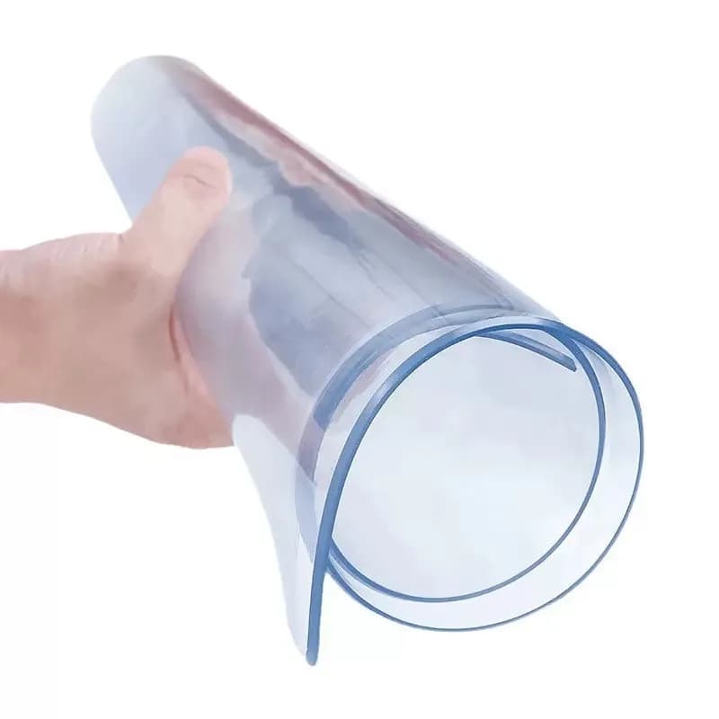 Transparant PVC-tafelkleed Waterdicht Oliebestendig Desktopmat Zacht glas Binnen/buiten Keuken Eettafel Oppervlaktebescherming