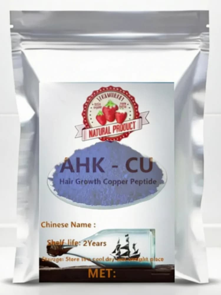 AHK - CU Haar Groei Koper Peptide Poeder in Op Maat Gemaakte Aluminiumfolie Zakjes