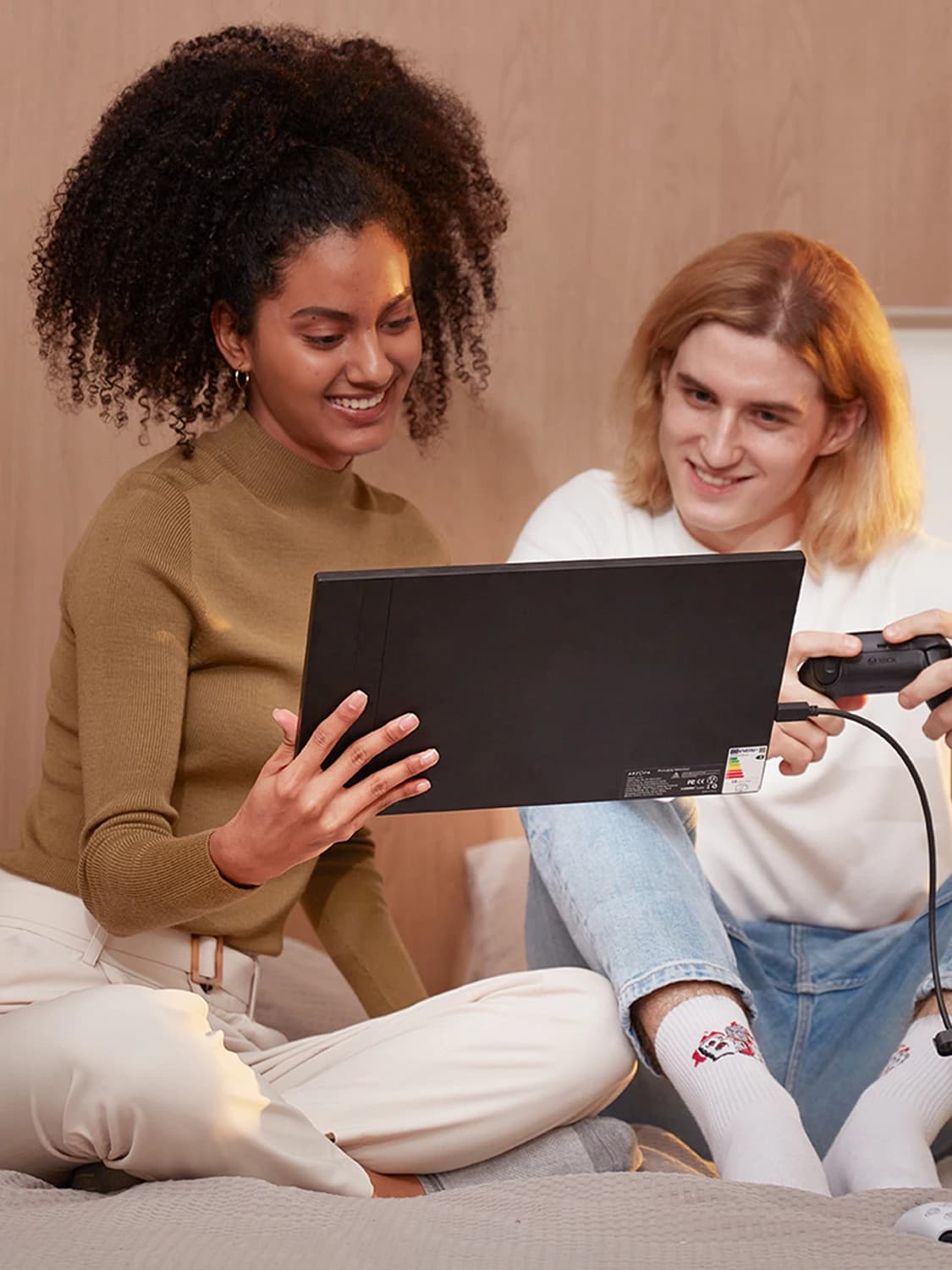 ARZOPA 16,1 inch 100% sRGB 144Hz draagbare monitor gaming laptop display met type C mini HDMI voor PS/Steam/Deck/Switch/PC/Mac