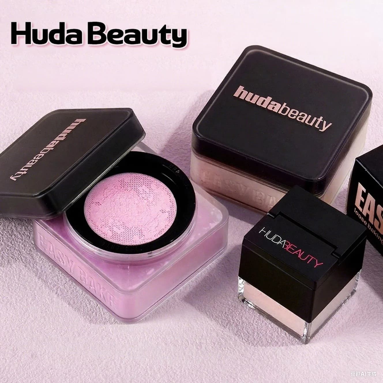 Huda Beauty Delicate Setting Powder Blijvend zonder afstoten Make-up Controle Olievergrendeling Vocht Creëer Zero Pore Base Makeup
