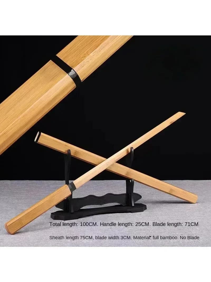 Ongeschermd houten mes Kendo Samurai Martial Arts Duel Fencing Training