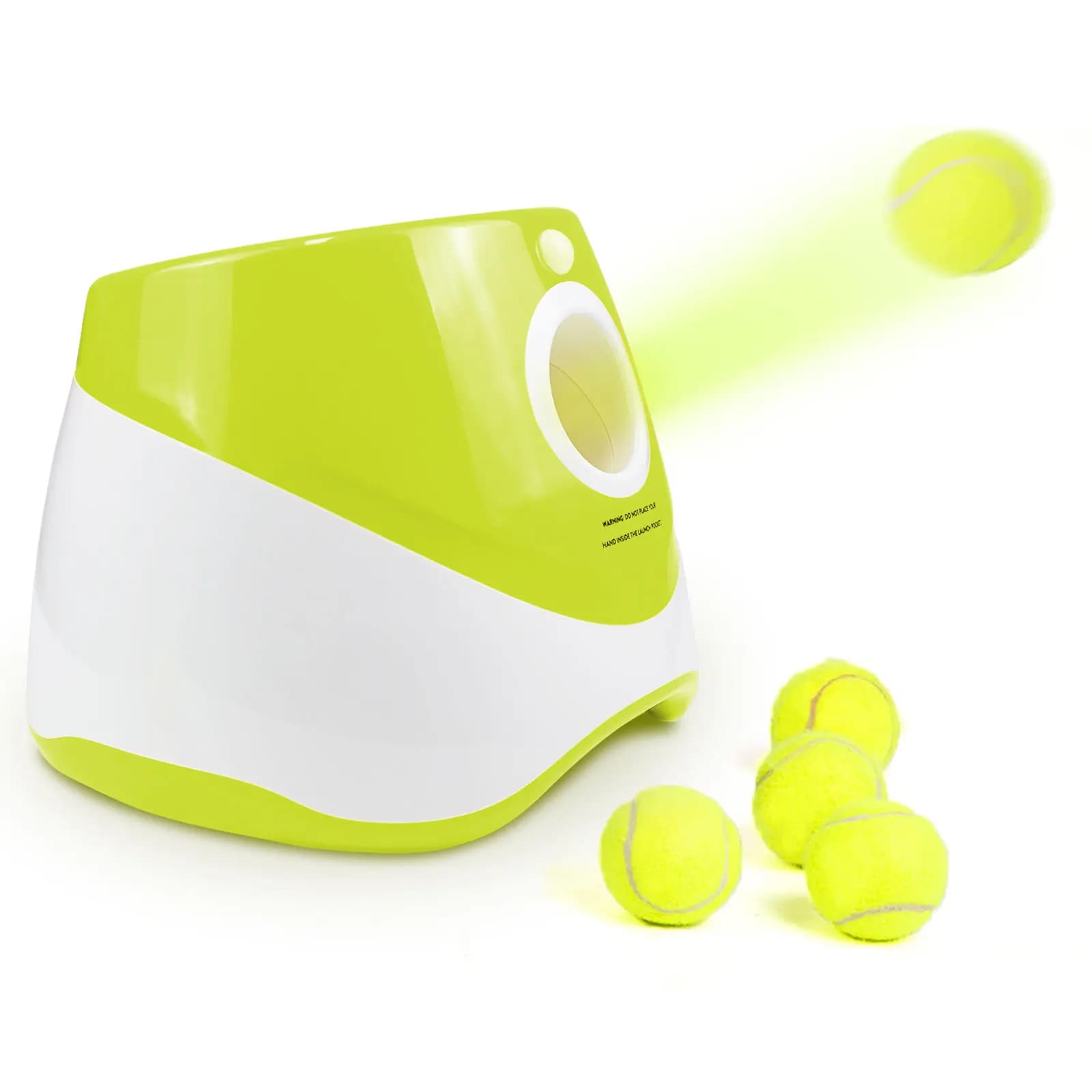 Honden Speelgoed Tennis Launcher Automatische Hond Jagen Speelgoed Flipperkast Leuke Interactieve Worp Oplaadbare Katapult Met 3 Bal