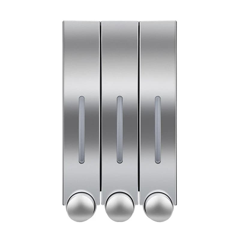 Moderne eenvoudige stijl handmatige zeepdispenser antislip badkameraccessoires roestvrijstalen keuken bad decoratieve flessen