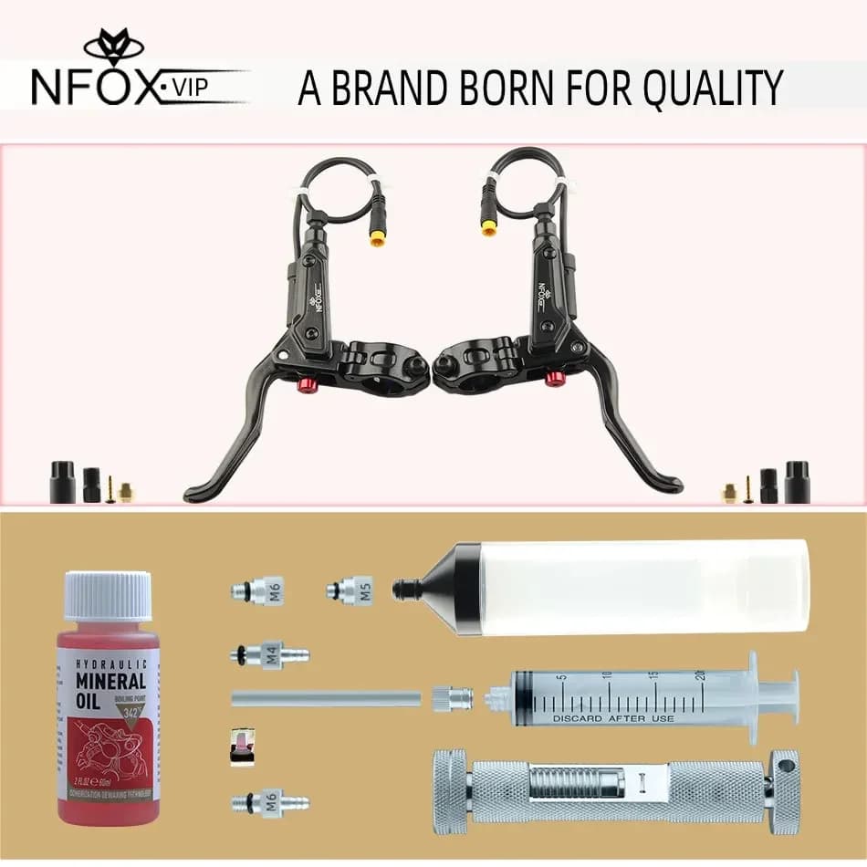 NFOX 2A Nieuwe GT267 Olieschijf Uitschakelen Remhendel 3-pins Geschikt voor Elektrisch Skateboarden Fiets 2-pins Handvat Staaf Accessoires