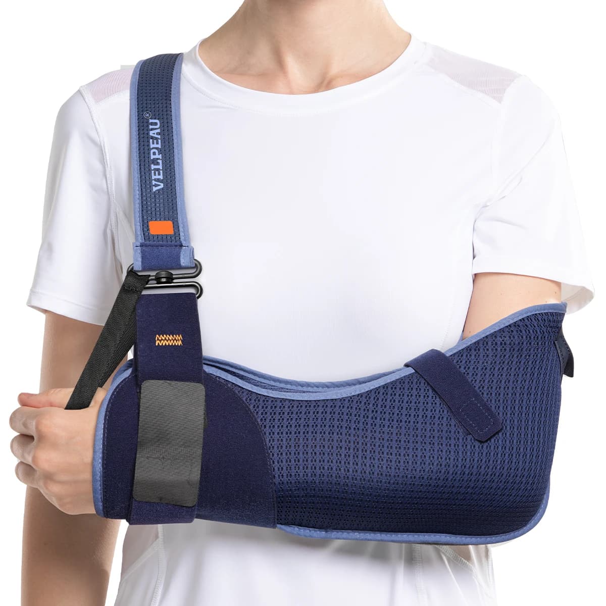 VELPEAU armsling voor rotatormanchetblessure, gebroken hand- en elleboogdislocatie, medische schouderstartonderbreker past op linker- en rechterarm